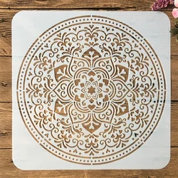 Pochoirs Mandala n ° 9 pour peinture, scrapbooking, coloriage, gaufrage, modèle décoratif d'album, 1 pièce