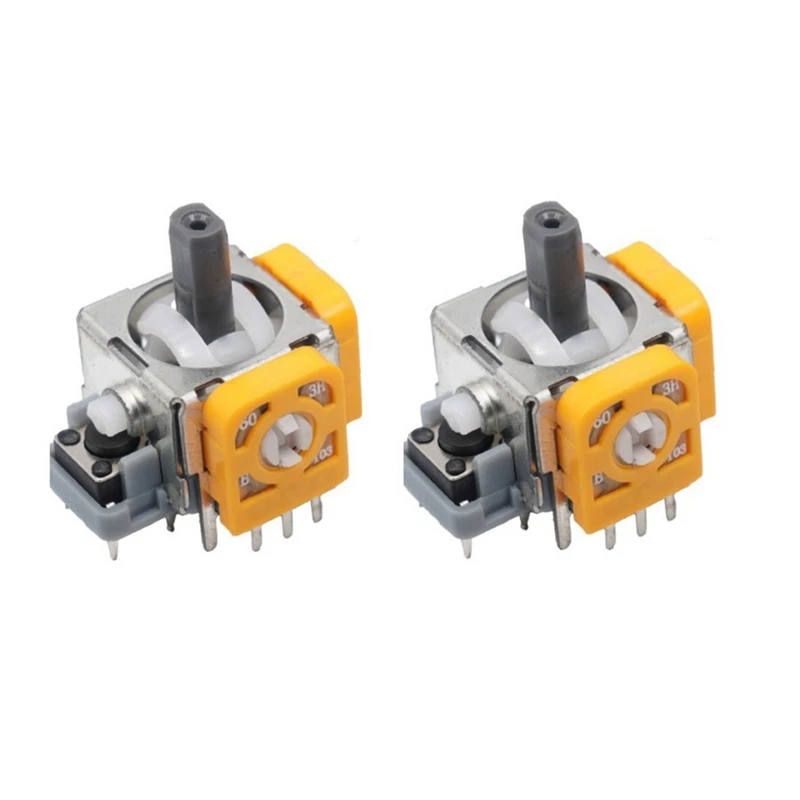 2 قطعة عصا تحكم تناظرية ثلاثية الأبعاد + لوحة معايرة لوحدة التحكم في الألعاب PS4 تأثير عصا التحكم وعصا التحكم في المركز/العايرة الحلقة الخارجية