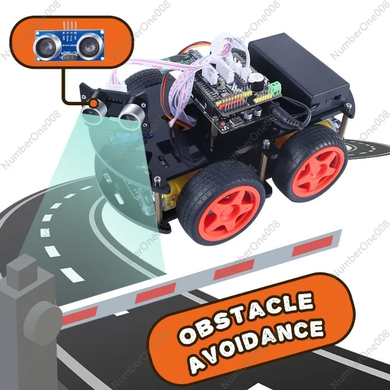 Picture 6: Compatible with Arduino programming robot Smart car kit UNO Bot Bluetooth remote control robot kit