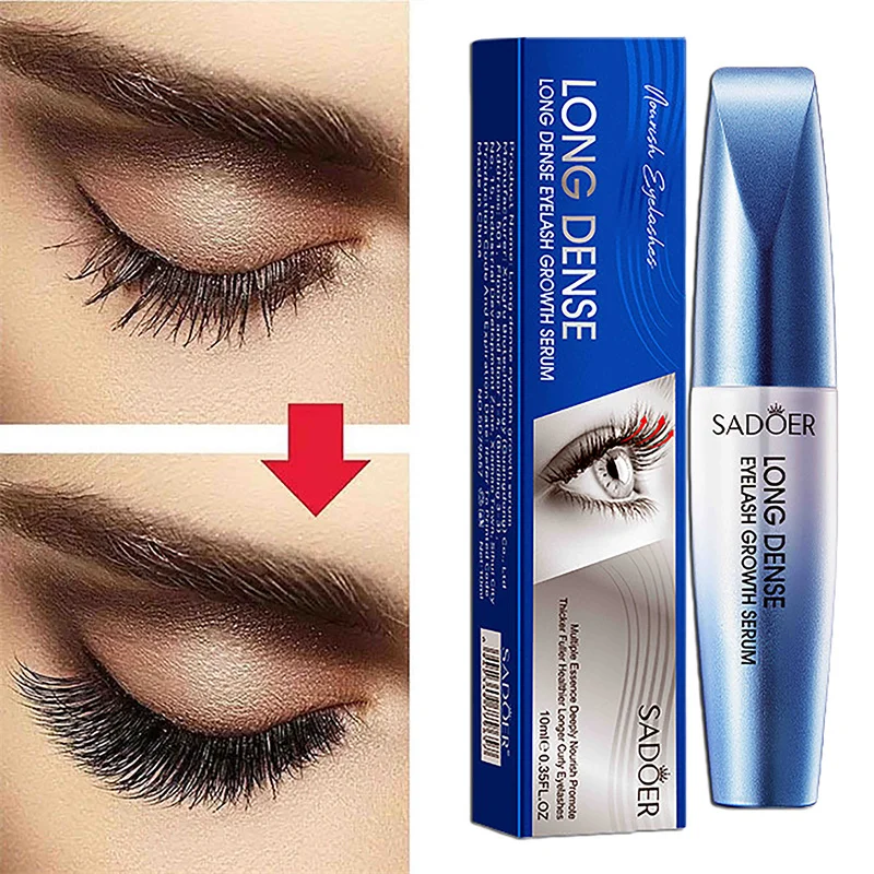 Siero per la crescita delle ciglia lunghe e dense Veloce 7 giorni Potenziatore naturale Più lungo Più pieno Più spesso Ricci Lifting Lash Donna Trucco Cosmetici 10ml