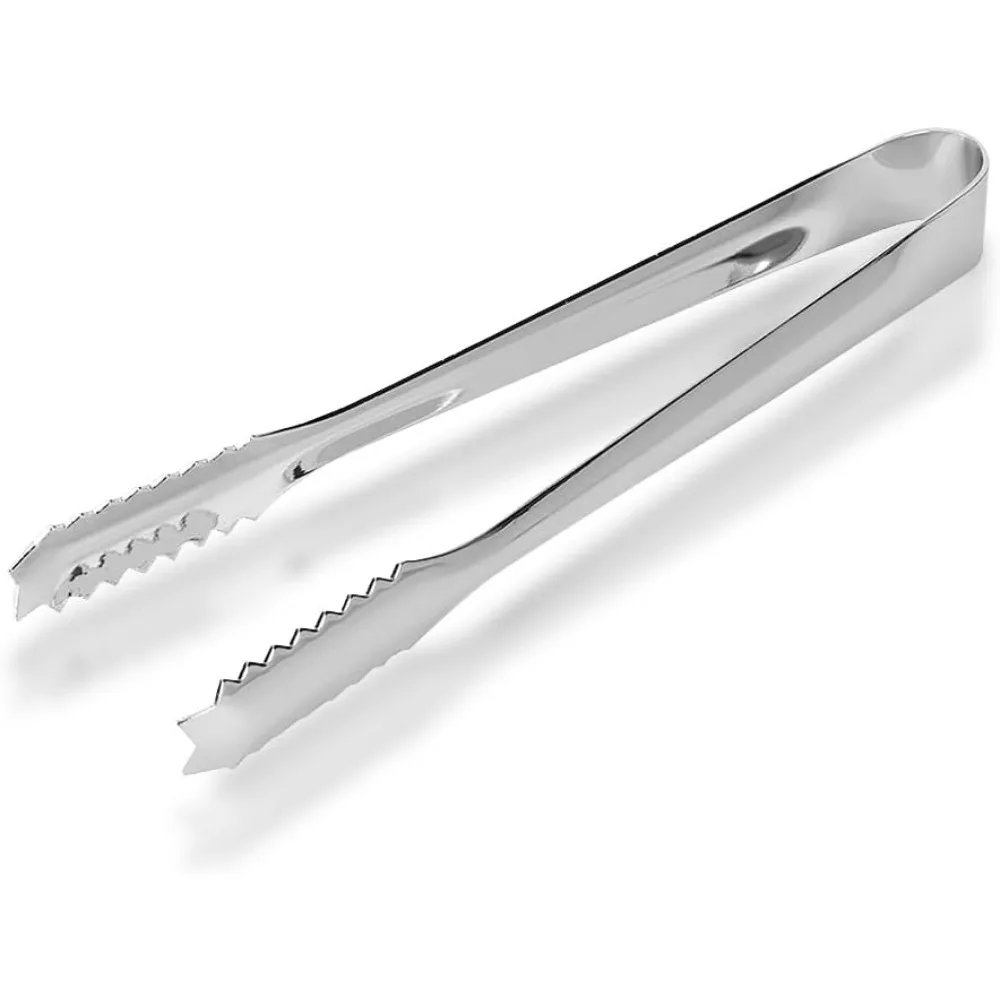 

Щипцы для барбекю из нержавеющей стали, зажим для льда, зубчатые кухонные щипцы, десертные щипцы для ведерка с льдом, сахара, для ресторана, дома, вечеринки