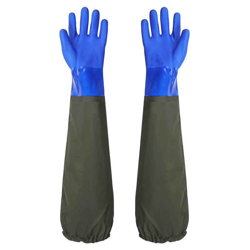 Warm Fishing Gloves Dishwashing Car Washing Extended Non Slip Wear-resistant Waterproof Labor Protection Gloves Protect Hands