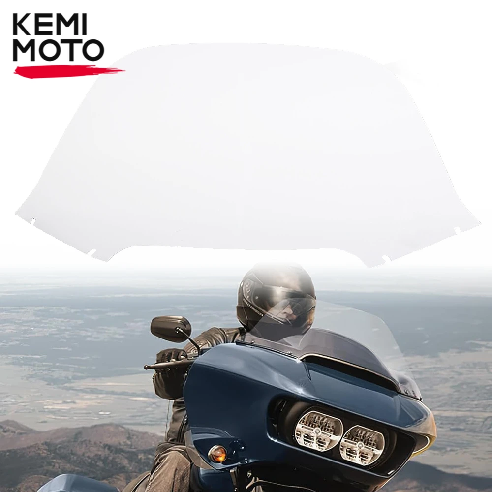 

KEMIMOTO Motorcycle 14" Windshield Windscreen Clear for Touring Road Glide FLTR FLTRSE FLTRX FLTRXS 2015-2024 Moto Accessories