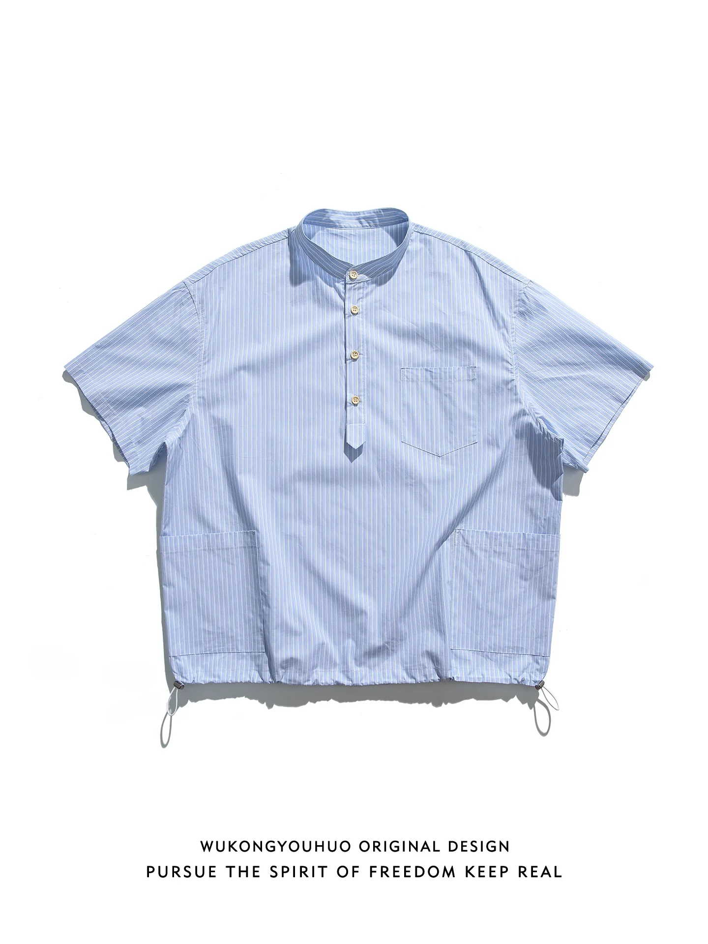 

Summer Casual Loose Men's ort Sve irt Striped Pattern Wear Resistant Youth ular Sle Couple Match Loose Fit irt