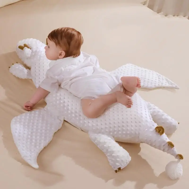 Baby Colic Relief Pillow Cartoon Appease Toy for Tummy Time Comfort with Soft Breathable Fabric Feature Prevent Startle view 5