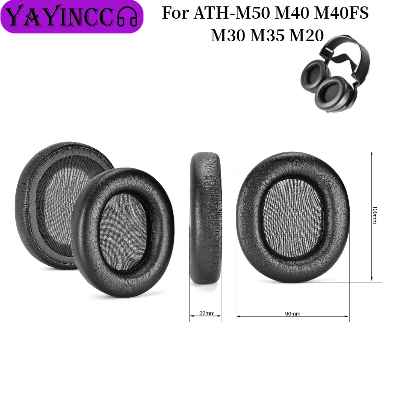 

Replacement Ear Pads Cushions For ATH-M50 M40 M40FS M30 M35 M20 Headphone Soft Memory Foam Pads/Earpads Repair Parts