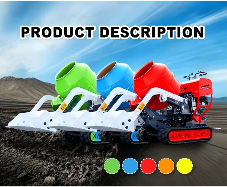 Gute Qualität Mini Beton Mixer Track Dumper Automatische Selbst Laden Beton Mixer Lkw Kleine Diesel Beton Mixer Angepasst – Detail 5