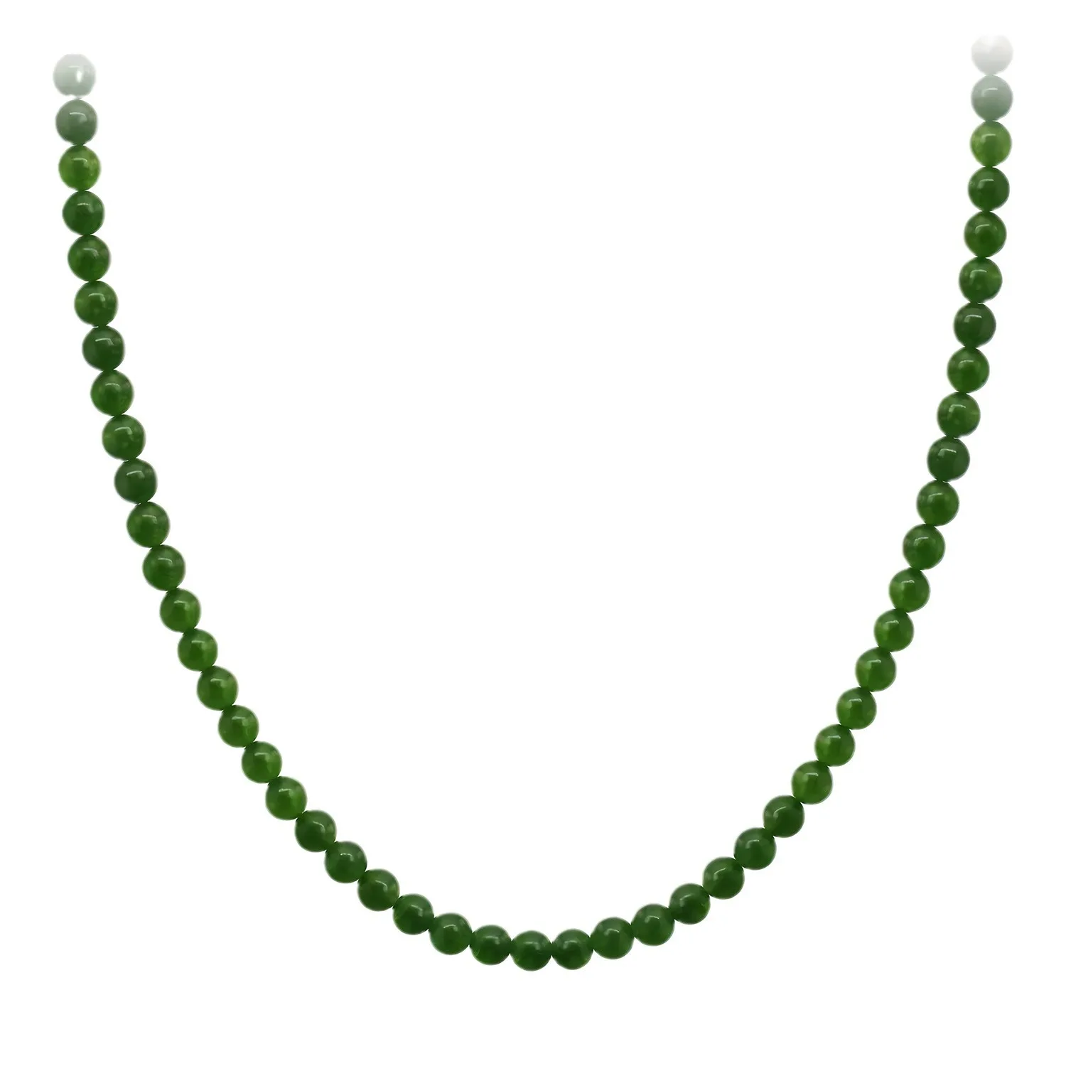 Branco imitação jadeíte jasper verde frisado colar feminino novo lingote chinês fivela pescoço corrente nova high-end clavícula corrente