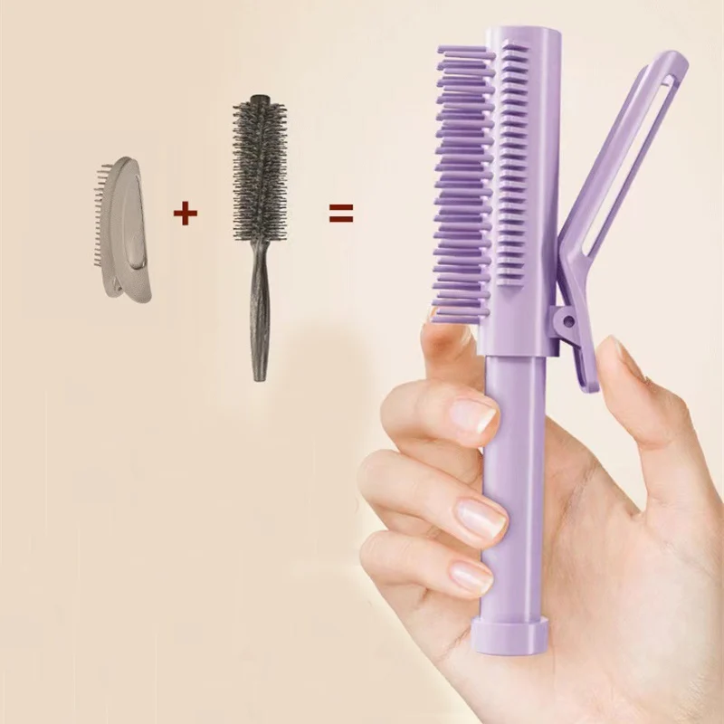 รากผมคลิป Retractable Hair Volumizing จัดแต่งทรงผมเครื่องมือปรับ Curling Comb Air Volume Hair Fluffy Curler Hairdressing หวี