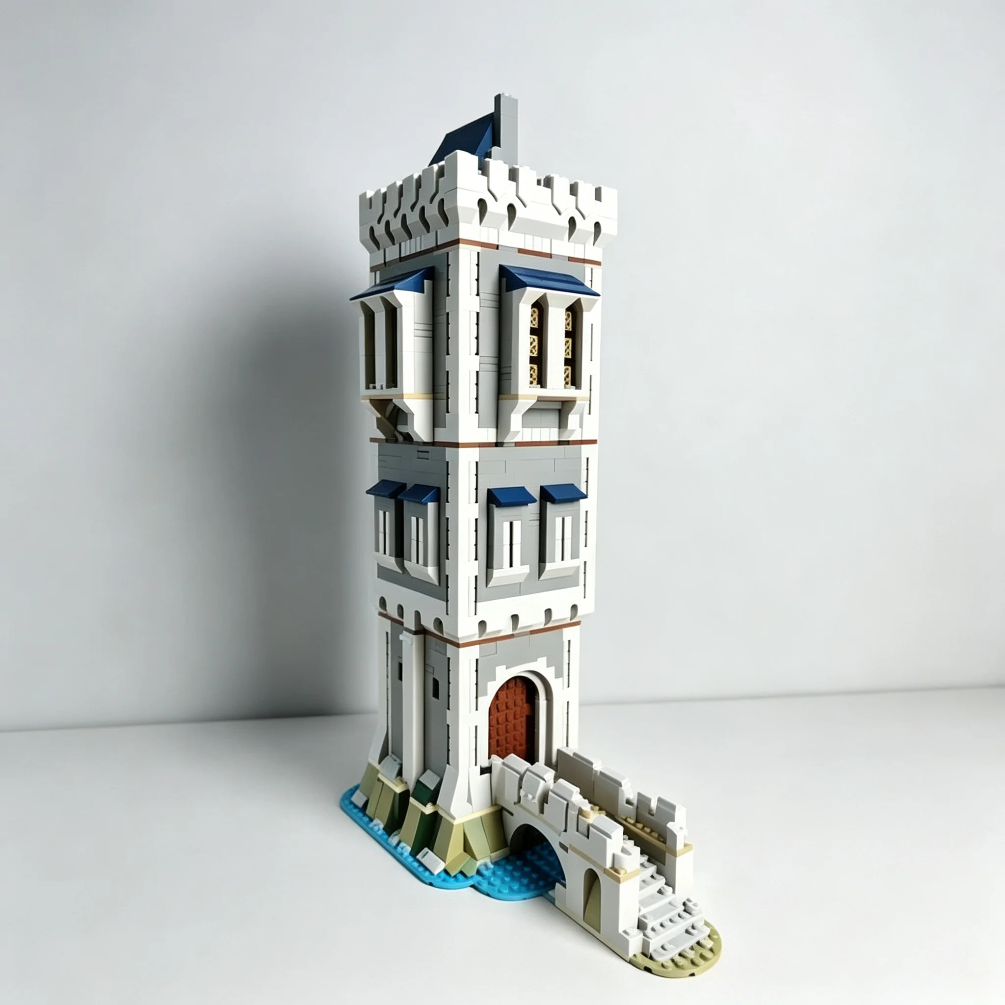2845PCS Black Falcon Kingdom Medieval Castle MOC Model Custom Puzzles Architecture Education Assembly Toy Creative Gift Blocks