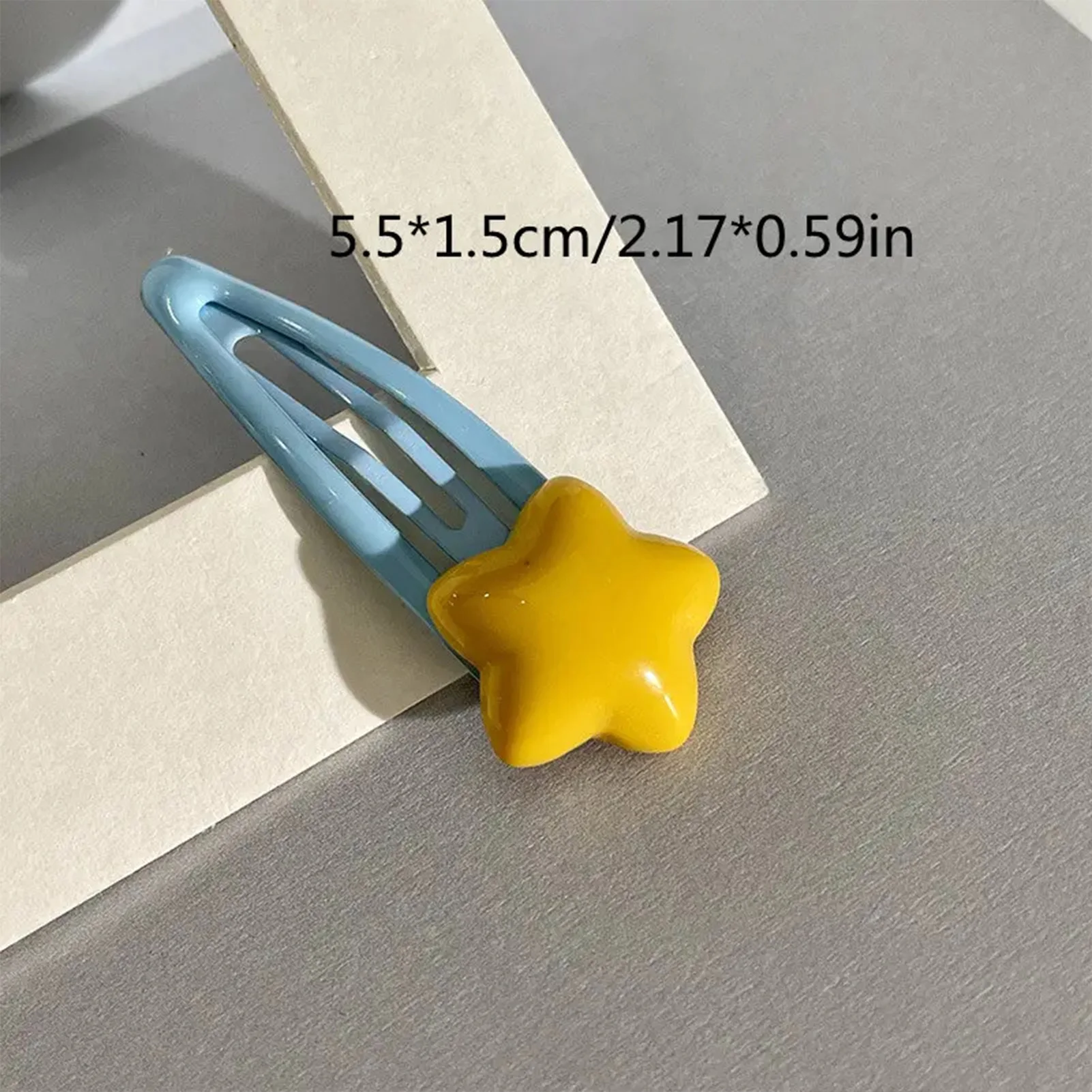 10 Stück Cartoon-Stern-Haarspangen für Frauen, schöne pentagramm-förmige Haarspange im koreanischen Stil, süße Kopfbedeckung, tägliche Haaraccessoires für Mädchen – Detail 18
