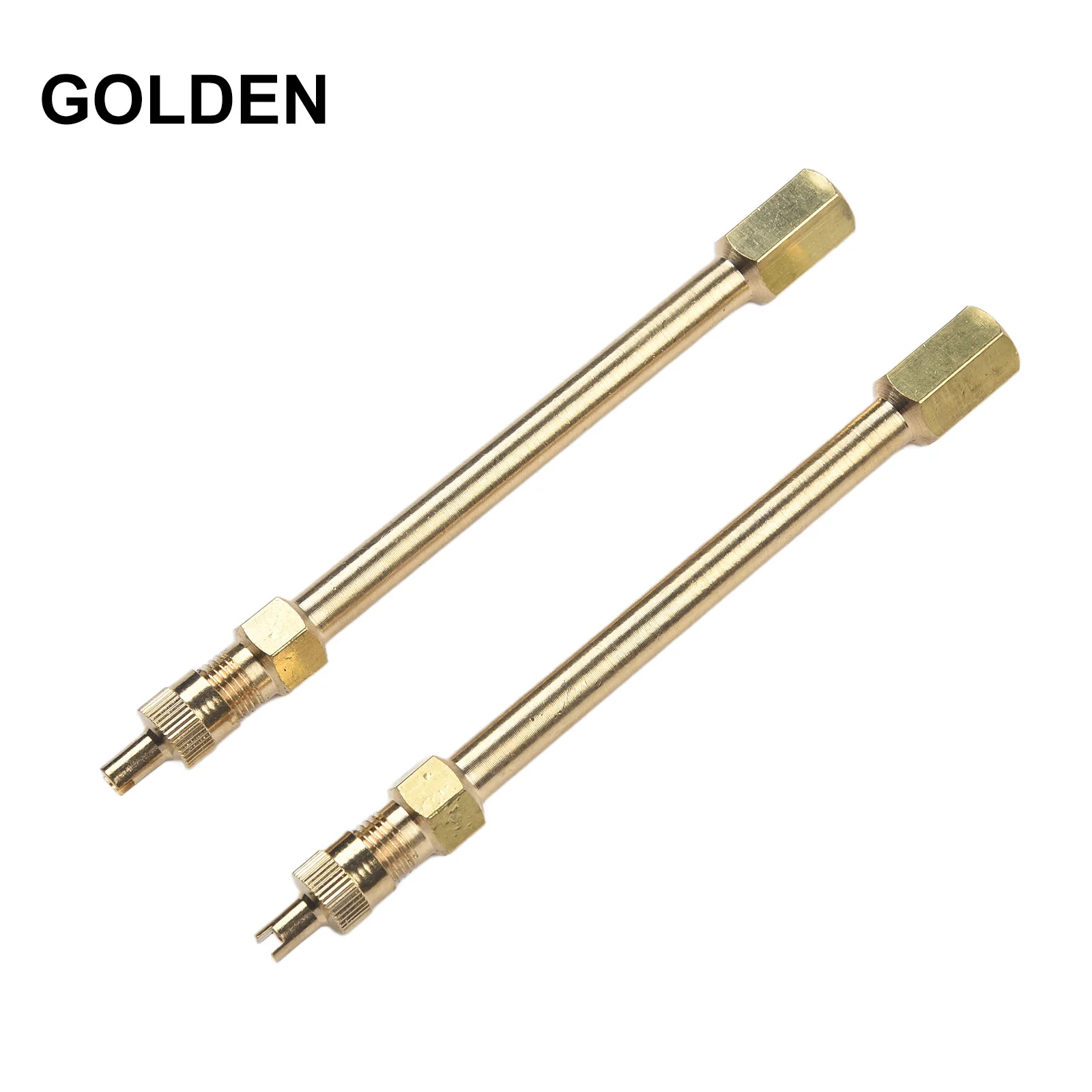 

Brand New High Quality Practical Useful Adapter Rod Tire Valve Extension Rear Replacement Gold Left Parts Vehicle 100mm