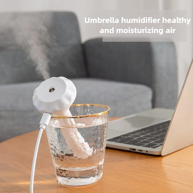 Super Quiet Portable Mist Humidifier for Offic Bedroom Car  AndTravel Adjustable Length No Water Bottle Needed Enhances