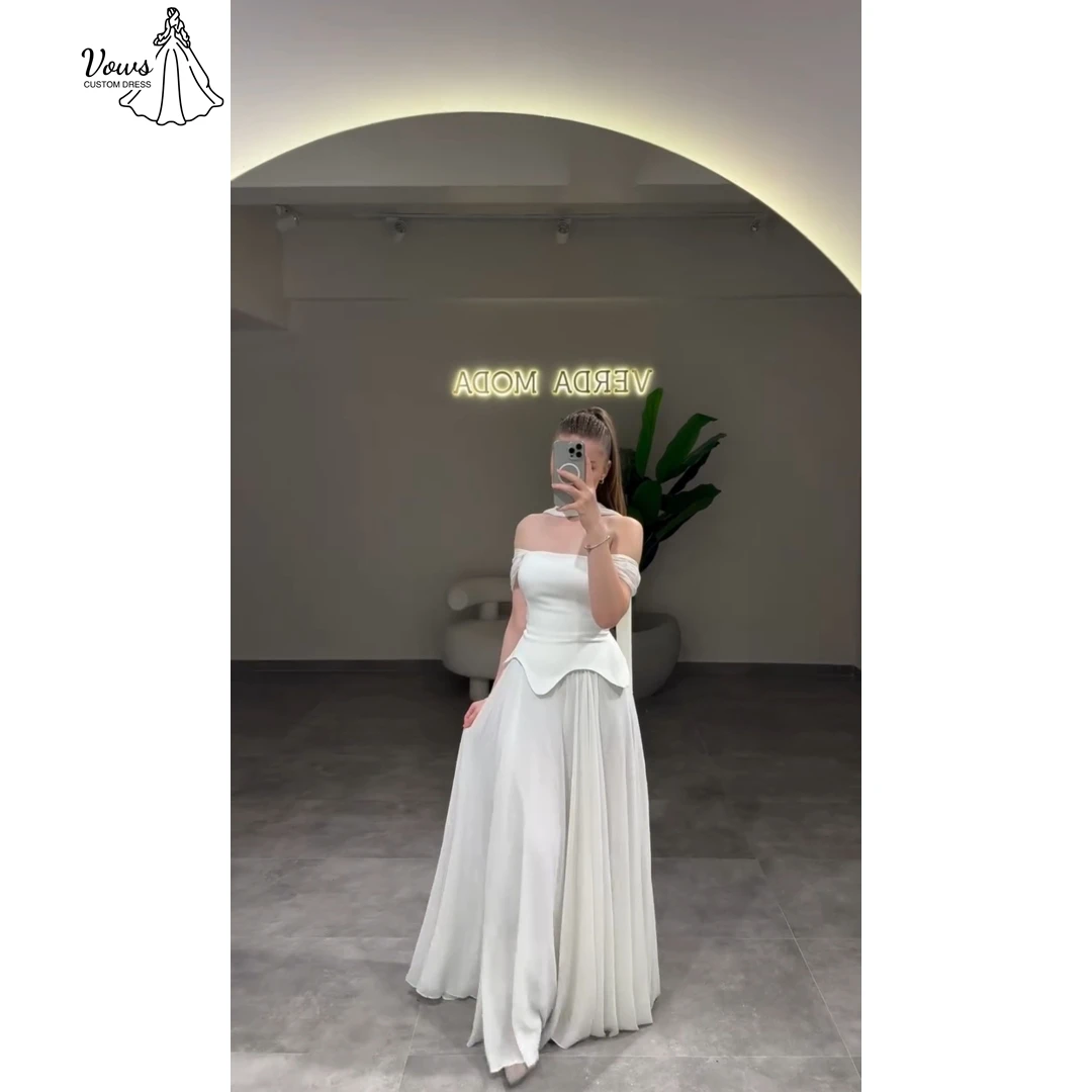 맞춤 제작 이브닝 드레스 2025 여성 사우디 럭셔리 여성 이브닝 드레스 웨딩 게스트 쉬폰 드레스 특별한 날을 위한