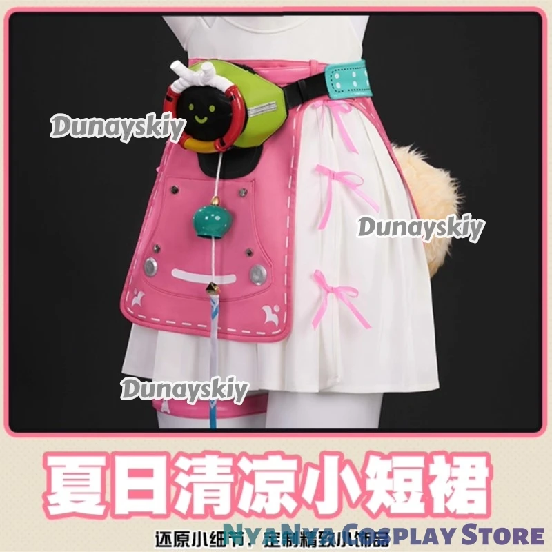 لعبة Zenless Zone Zero Alice Thymefield كوسبلاي كوسثمانيون شعر مستعار بحر الزعتر ملابس النساء الأرنب الفتيات الزي دعائم حفلات الهالوين #4