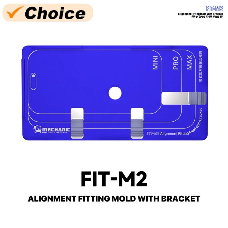MECHANIC FIT-M2 Magnetic Alignment Mold with Bracket for IP 12-17 Pro Max LCD Glass Frame Cover Repair Position Bonding Tool