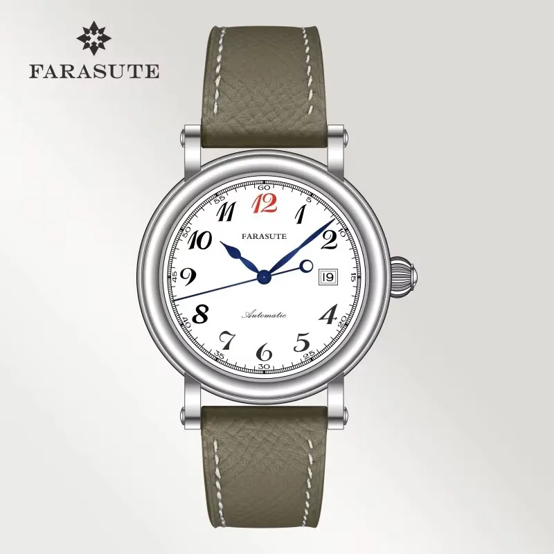 

FARASUTE Japan MIYOTA 8215 Movement Automatic Mechanical Wristwatch Fashion Sapphire Stainless Steel 5Bar Waterproof Watch Men