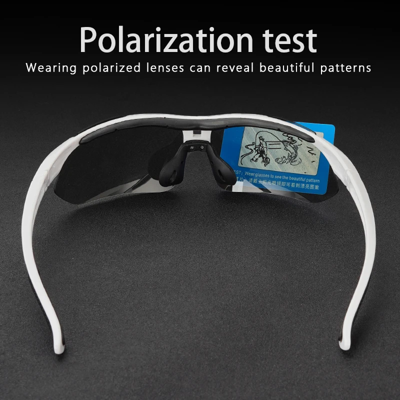 Polarized Cycling Sunglasses Outdoor Bicycle Sunglasses Men MTB Cycling Glasses Road Bike Glasses Photochromic Bicycle Glasses