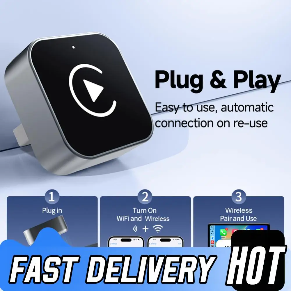 2in1 محول CarPlay اللاسلكي أندرويد السيارات AI صندوق ذكي سيارة نظام ذكي سيارة AI صندوق AI صندوق ذكي للسيارات المصنع السلكية #2