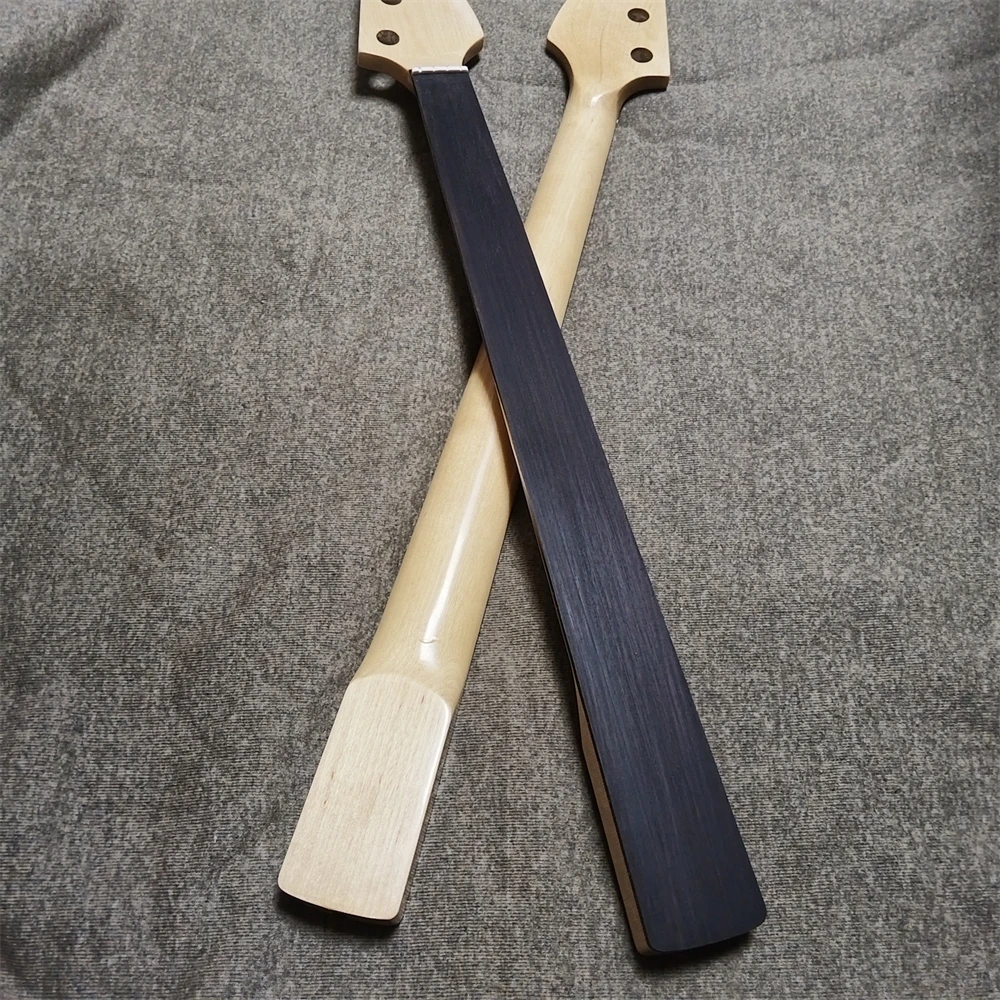 20 Frets Electric Bass Guitar Neck Glossy Paint Fretless Fingerboard Fretless Musical Instrument Accessories