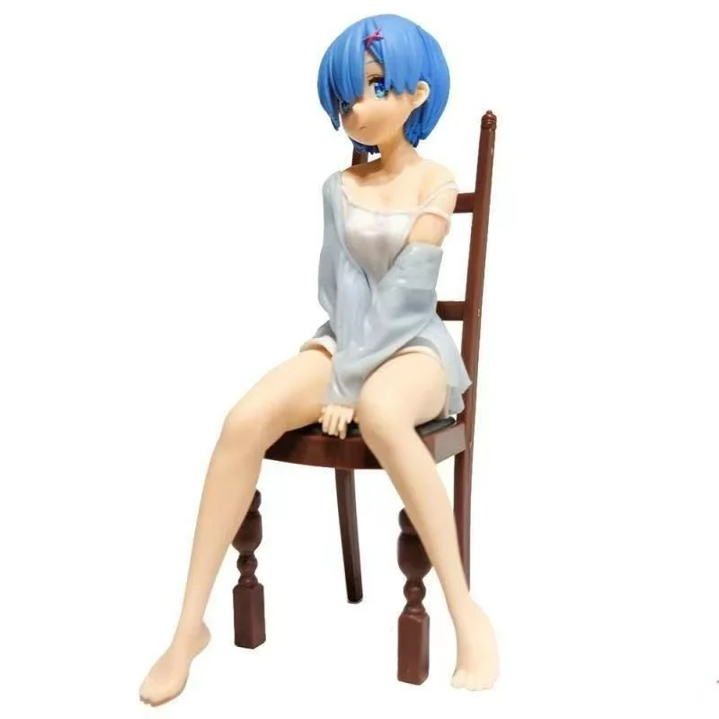 

Anime Figure Pajamas Rem Chair Another World Life From Scratch Boxed Ornament Model My Hero Academia Anime Decor