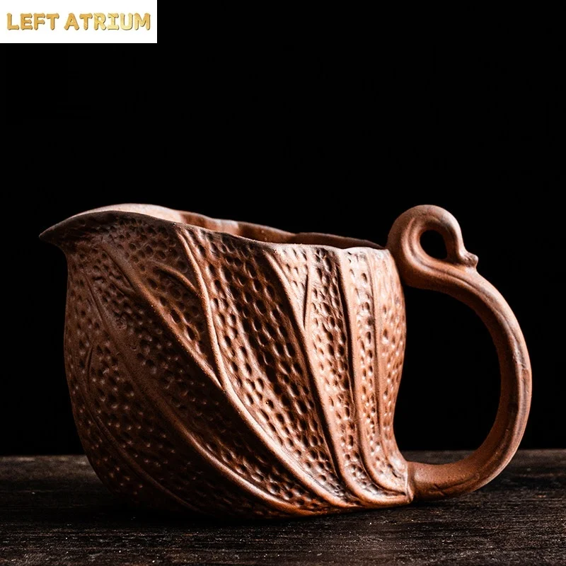 Rock clay Coarse Pottery Public Cup Ceramic Chahai Cup Kung Fu Tea Accessories Tea Infusers Sharing Cup Tea Dispenser