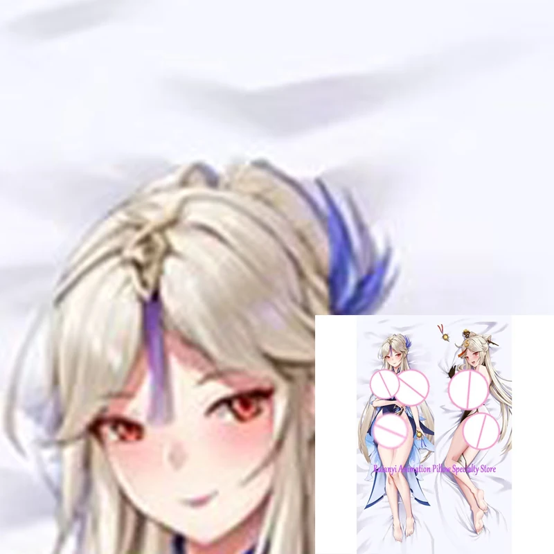 

Dakimakura Anime Ningguang Double-sided Print Life-size Body Game Pillow Bedding Gifts