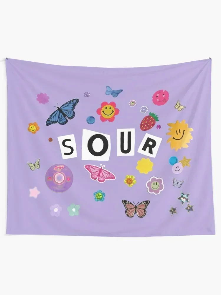 Sour all stickers Tapestry Home Supplies Bedroom Decorations Tapestry