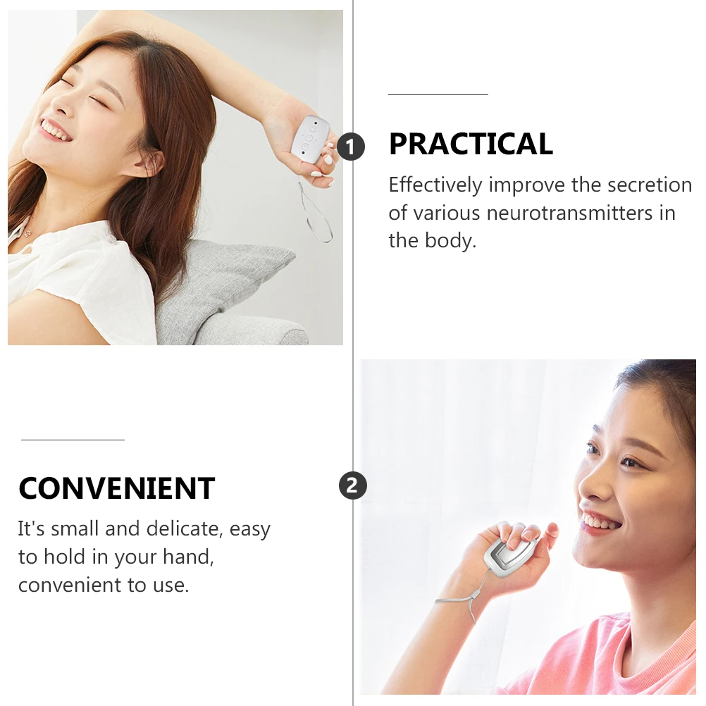 

1 шт. умный инструмент для сна, перезаряжаемый портативный портативный прибор для спадения, простой в использовании массажер для релаксации тела, помощь для сна