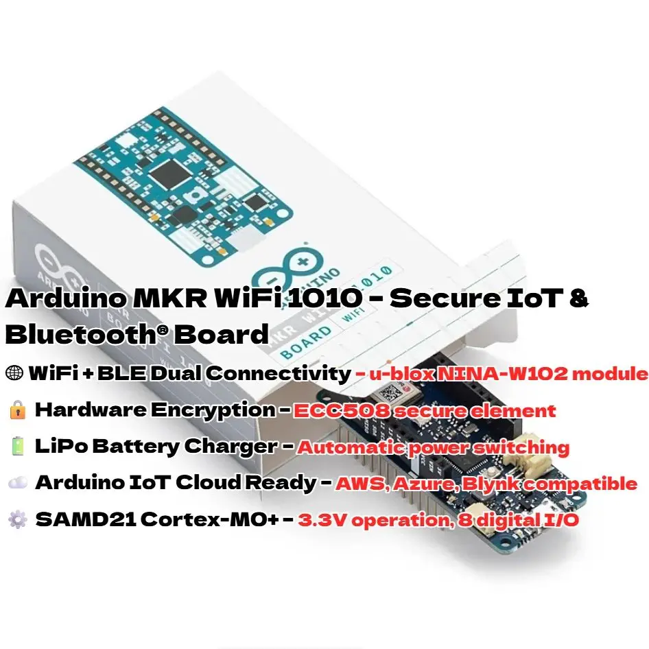 carte-de-developpement-arduino-mkr-wifi-1010-iot-avec-bluetooth-ecc508-crypto-chargeur-lipo-samd21-cortex-m0