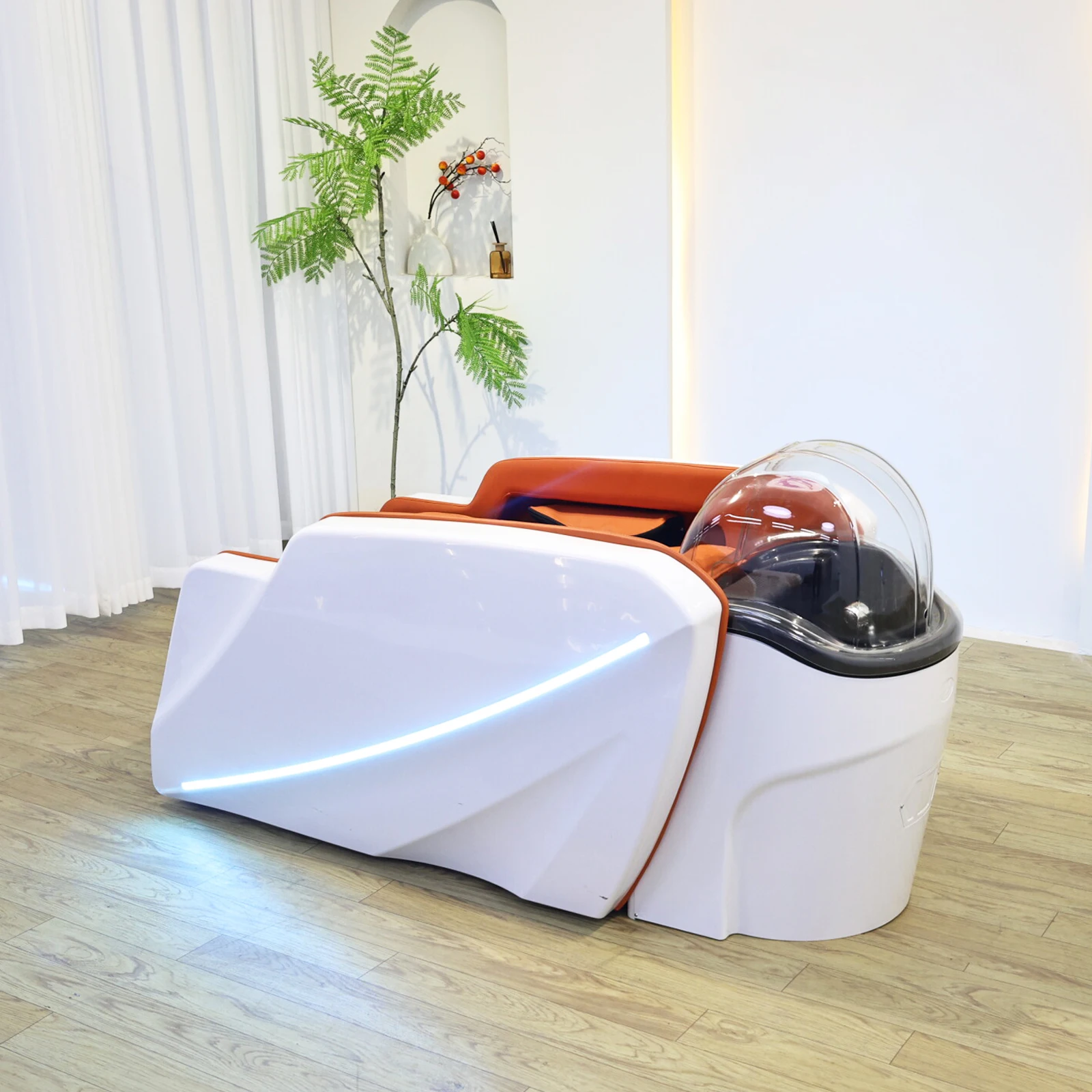 Head SPA Wash Hair Basin Fumigation Hood Cover, Hair Wash Bed Fumigation Cover, Replacement of Fumigation Machine Accessories – Detail 13
