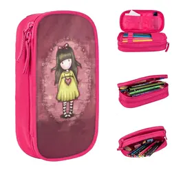 Santoro-Gorjuss Doll Pencil Case Art Cute Cartoon Pen Bags Student Big Capacity Students School Gifts Pencilcases