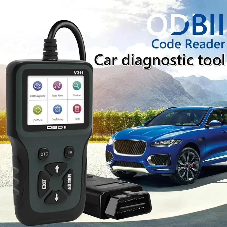 V311 Engine Fault Code Reader Scan Tools OBD2 Universal Car Diangostic Scanner Automobile Fault Detector