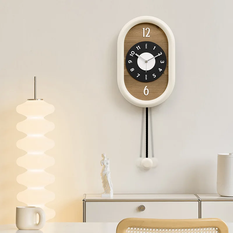 

Creative Wall Clock, Living Room, Art Clock, Dining Room, Study Room, Home Use, Simple Swinging Clock, Decorative Wall