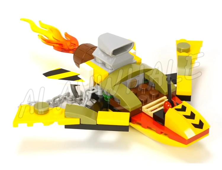 477 pezzi Shinobi Tartaruga Shredder Lair Rescue Veicolo volante 10264 Building Block giocattoli compatibili con il modello