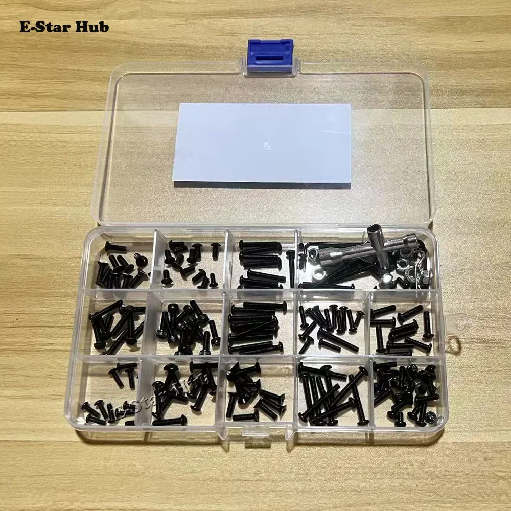 For Hyper GO MJX H12Y H12Y+ 1/12 Screw Box Modified RC Car Metal Upgrade Parts