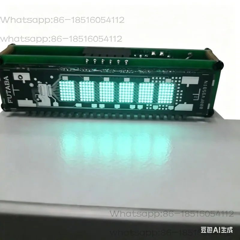 VFD Display Module, 6-bit Dot Matrix, Reverse Display Screen, Integrated Drive, Super Convenient Drive, Data Available