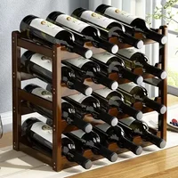 Decoración de WineRack rojo, rejilla para el hogar, estante de exhibición de vino, mesa creativa, estante para botellas de vino, gabinete de vino Simple, estante de almacenamiento para montar