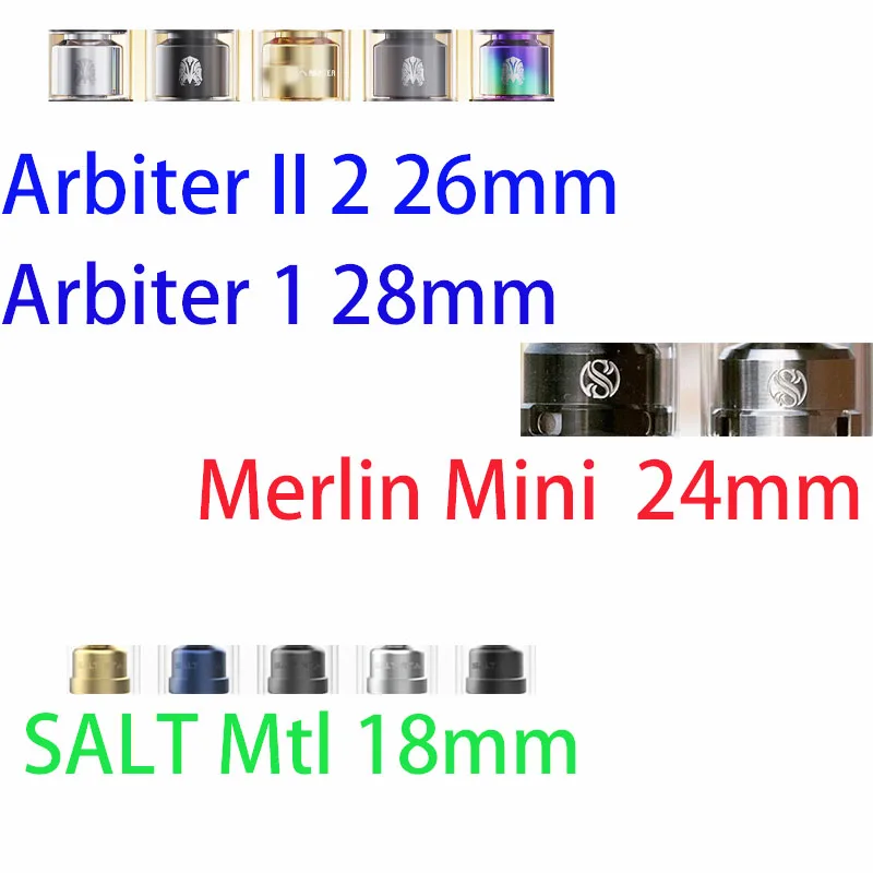 

Arbiter II 2 v2 26 28mm Taifun GTV GT5 Kayfun lite plus 2021 Mtl bskr v3 Merlin Mini 24 salt 18mm gear tank Battery spare parts