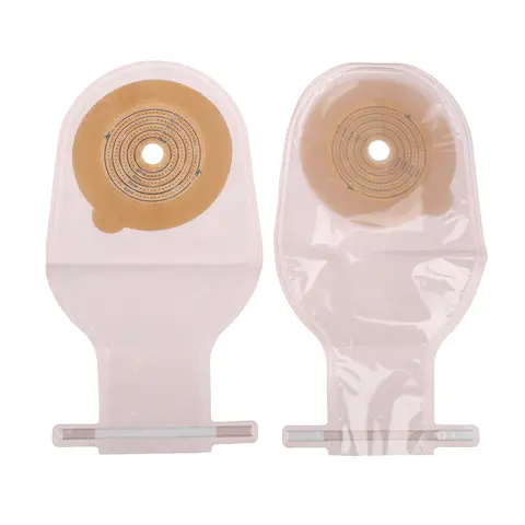 10 szt. Woreczki do kolostomii 25-60 mm Woreczki do stomii Jednoczęściowe otwarte torby stomijne z klipsem