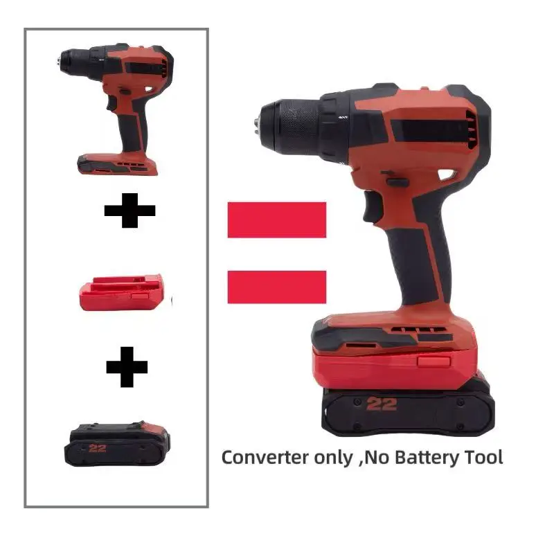 Convertidor/adaptador para Hilti Nuron (B22-55 B22-85 B22-170 B22-255) uso de batería de litio para herramientas de la serie de baterías HILTI B22