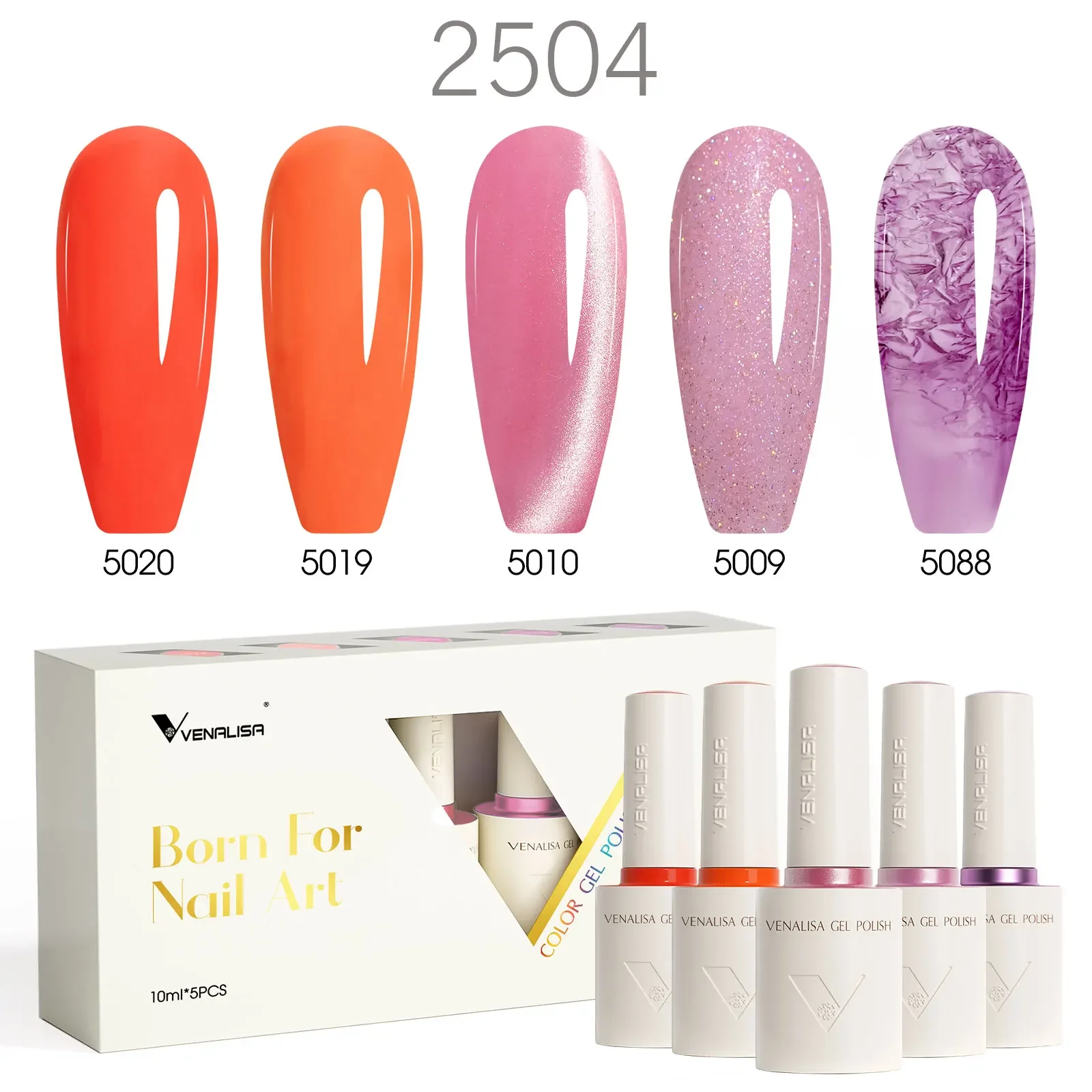 2/3/5 stücke Venalisa 10 ml Gel Kit Farbe Nagel Gel Polnisch Mit Nagel Tipps Set Hema/TPO Kostenloser Diamant Top Soak Off UV LED Nagel Gel – Detail 14