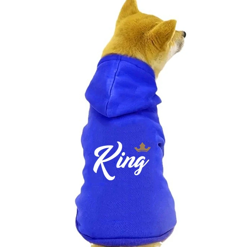 

KING Large, Medium and Small Dogs, Velvet Warm Pet Clothing, Dog Clothes, Dog Hoodies, Dog Sweaters, Big Dogs