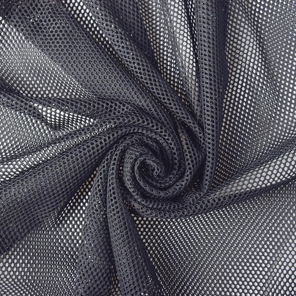 Black Nylon Mesh Fabric-3mm Hex Hole Mesh Nylon Fishing Net ,Anti Bird Netting -Garden Fruit Crops Insect Protective Fabric Mesh