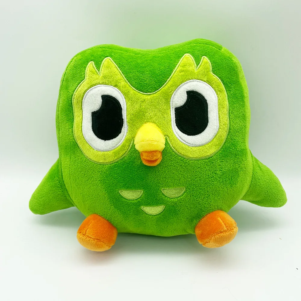 20CM Duolingo Lily hibou en peluche poupées dessin animé peluche peluche jouet anniversaire cadeau de noël pour les enfants