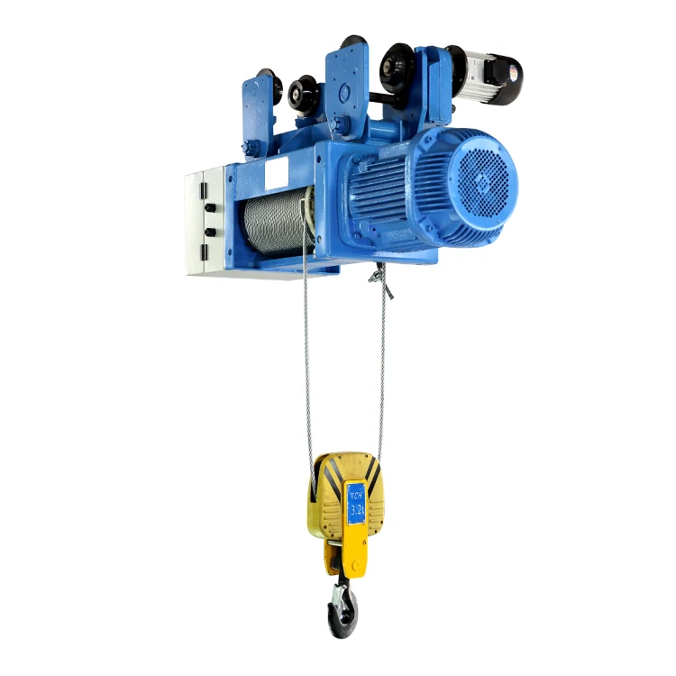 Hot Sale 30M Single Rail Electric Wire Rope Air Hoist 2T-32T New Condition