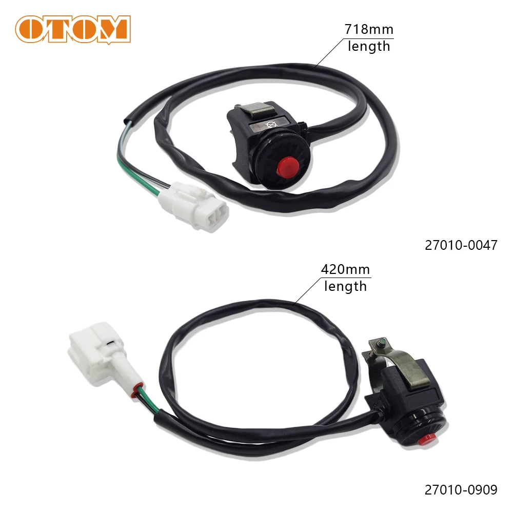 Motorcycle Accessories Engine Kill Switch Stop Button Ignition Off For KAWASAKI KX85 KX250F KX250X KX450X KX450F KLX300R 2024