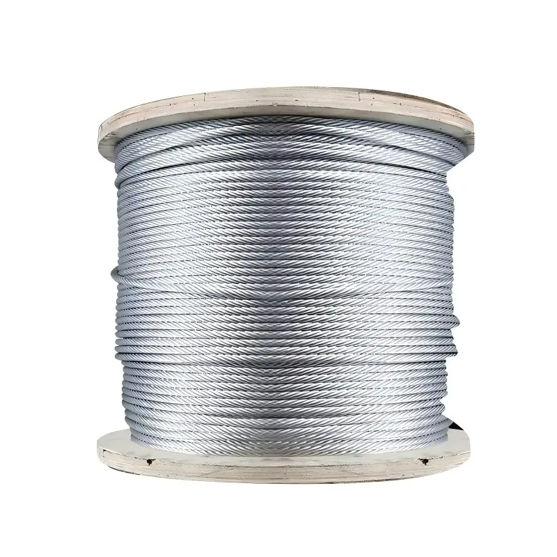 

High Quality 5mm to 32mm 6x19s + FC Galvanized Steel Wire Rope 6x 19w + FC Galvanized Cable Etc