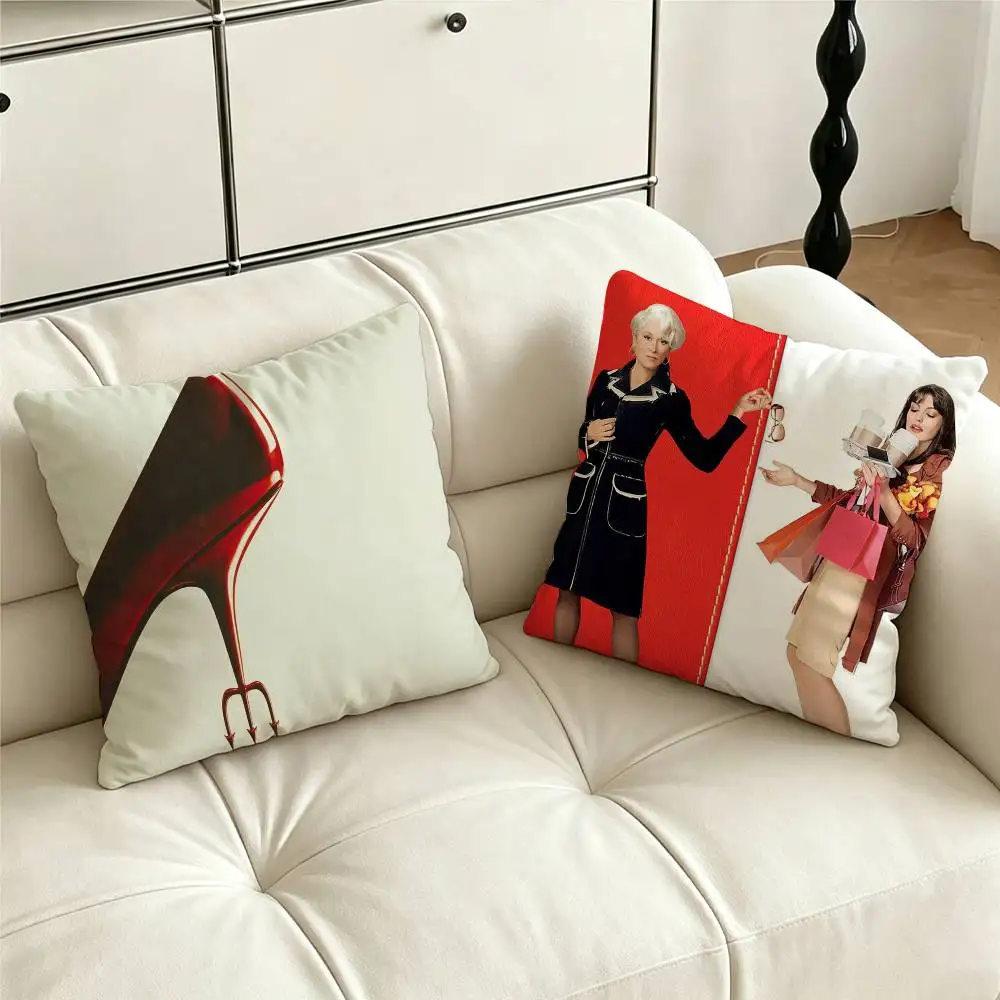 M-Miranda Movie The D-DevilS Wears PDA Pillow Case Pattern Printed Pillowcase For Living Room Sofa Cushion Cover