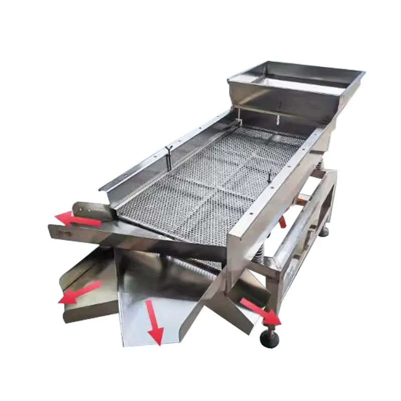【hot Sale】 Linear Vibration Screening Machine Particle Size Powder Vibrating Screen Sorting Machine Plastic Particle Separation